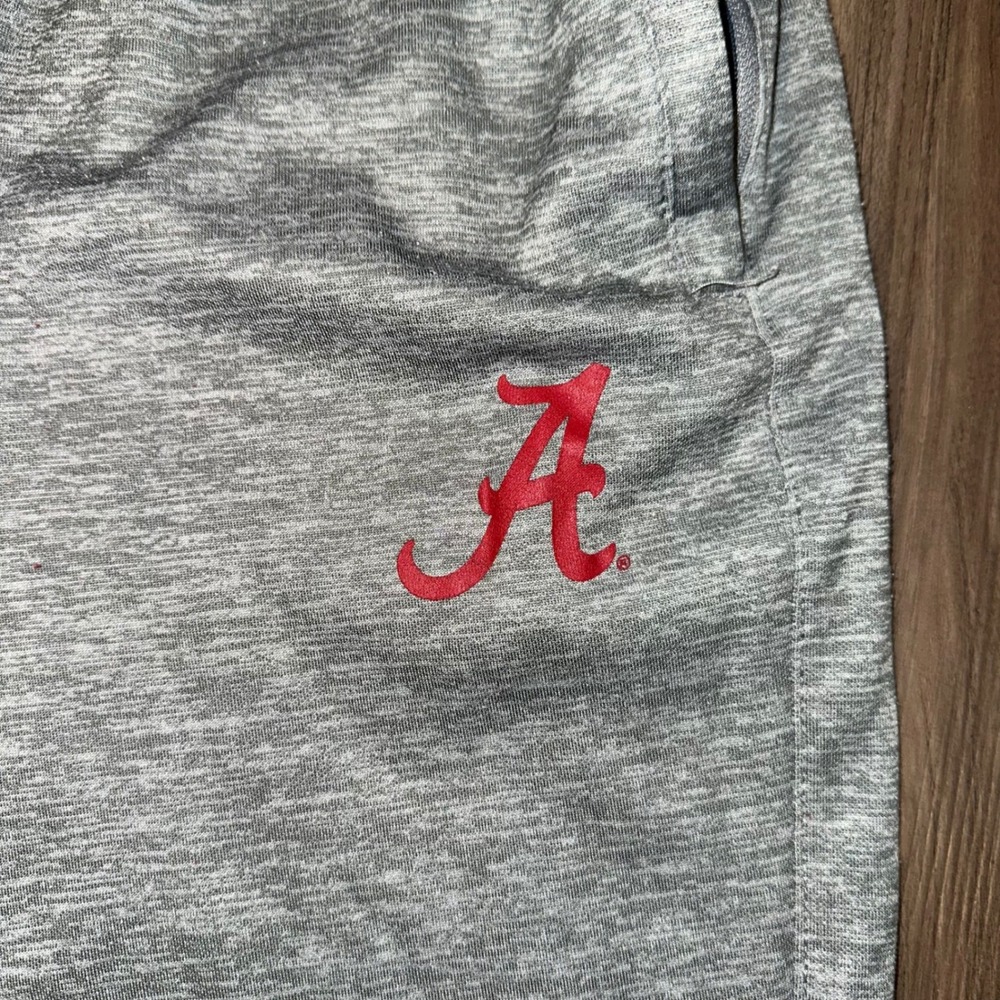 Colosseum Alabama Crimson Tide Athletic‎ Sweatpants Men's Size S Gray Red - Picture 2 of 11